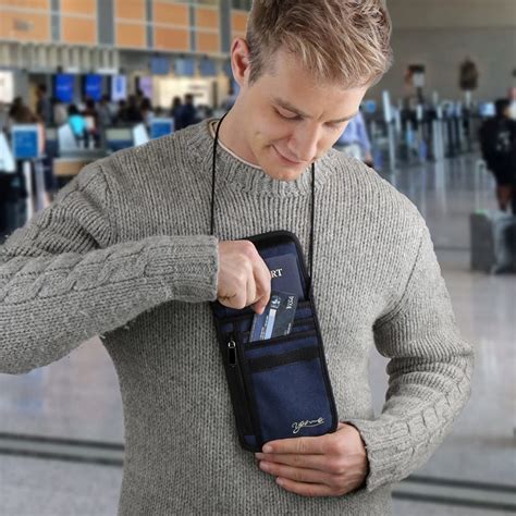 rfid protected passport holder|best rfid passport neck wallet.